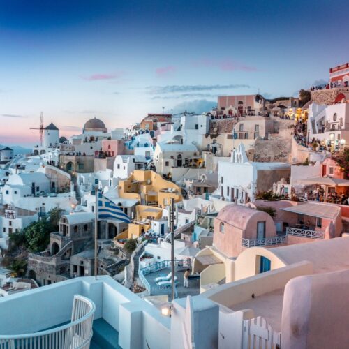 Athens, Mykonos and Santorini